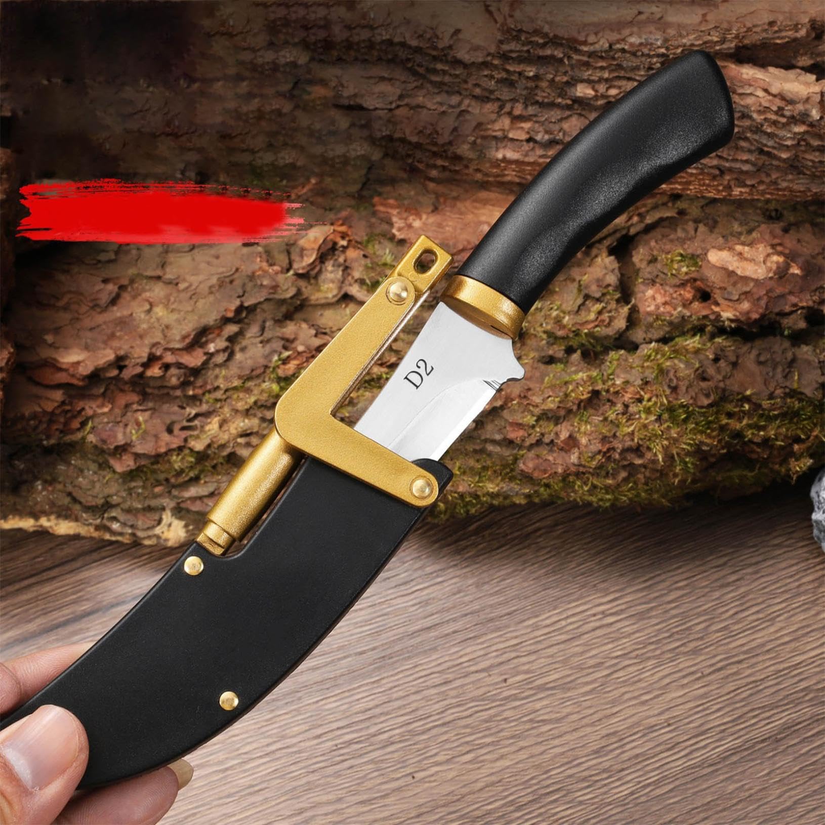 Multipurpose Outdoor Portable Fruit Knife with Sheath - Stainless Steel Camping, BBQ & Kitchen Utility Knife for Hiking, Picnics & Home Use