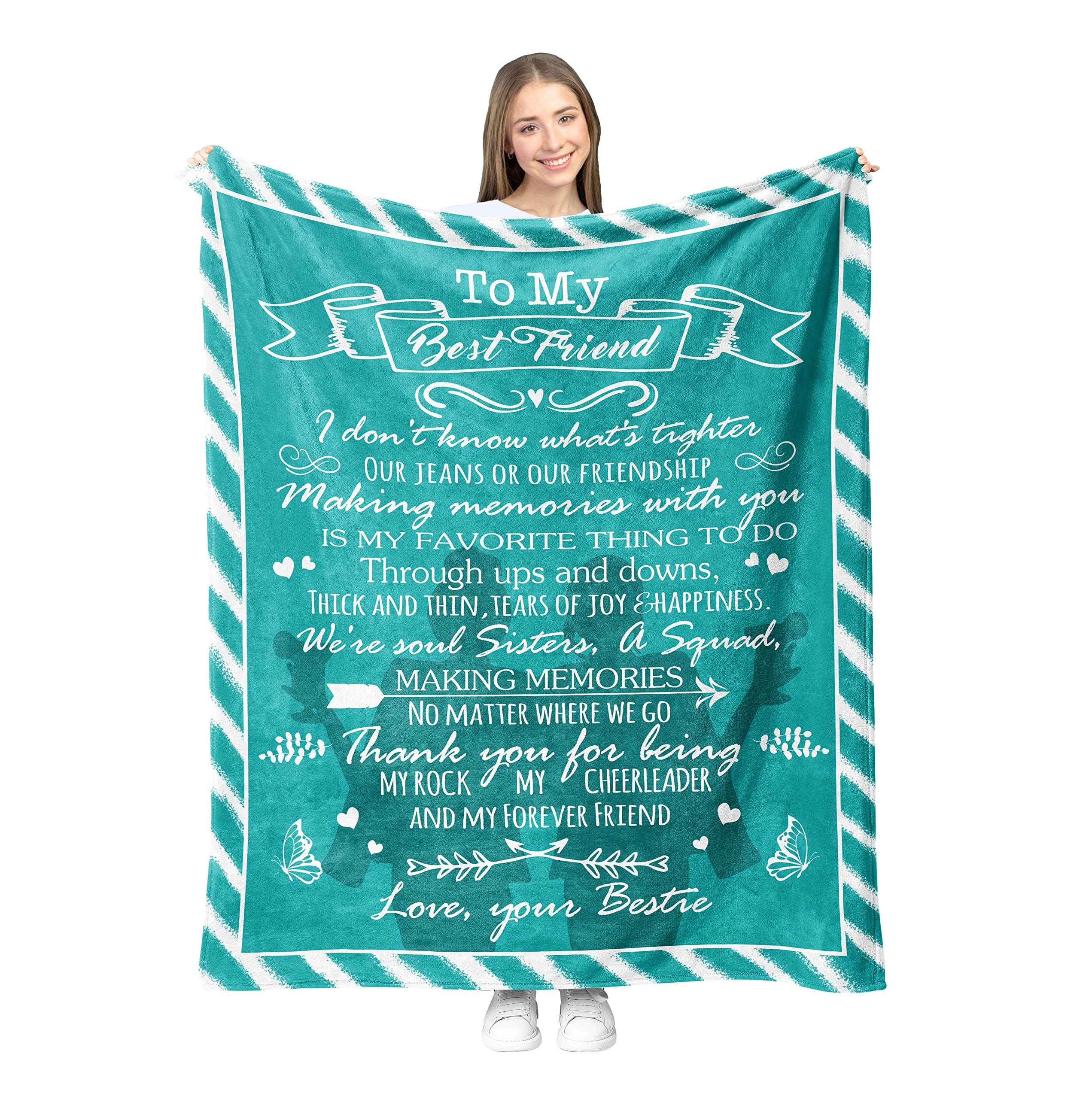 Bestie Gifts - Soft & Cozy Throw Blanket 60