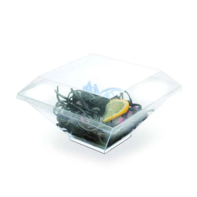 Comatec Cubik Bowl Square 6.7 Inch - Modern Kitchen Serving Bowl for Salads, Snacks & Desserts | Microwave & Dishwasher Safe