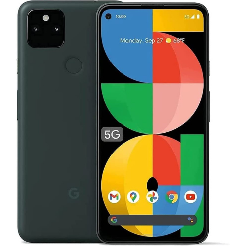 Google Pixel 5a 128GB Unlocked Smartphone - Black | 5G Android Phone with Long Battery Life & Water Resistance | Perfect for Travel, Photography & Business Use
