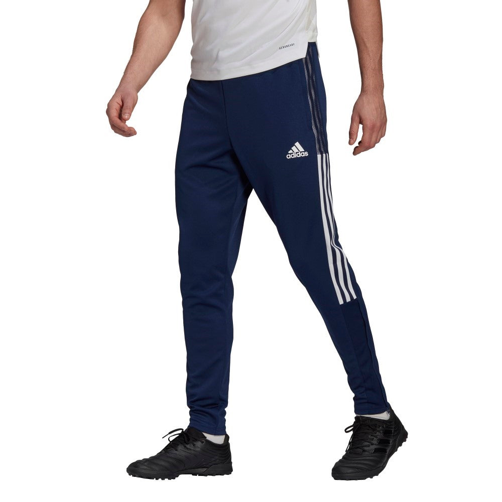 Adidas Men's Tiro 21 Training Pants - Navy/White - Comfortable Athletic Joggers for Running, Gym & Casual Wear