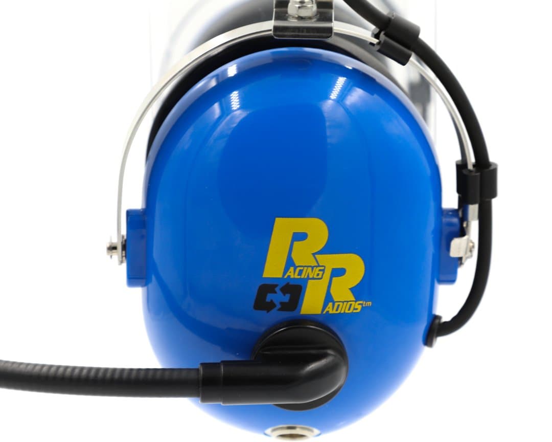 Racing Radios Two-Way Radio Headset - Over-the-Head Design for Clear Communication | Perfect for Motorsports, Construction & Outdoor Adventures