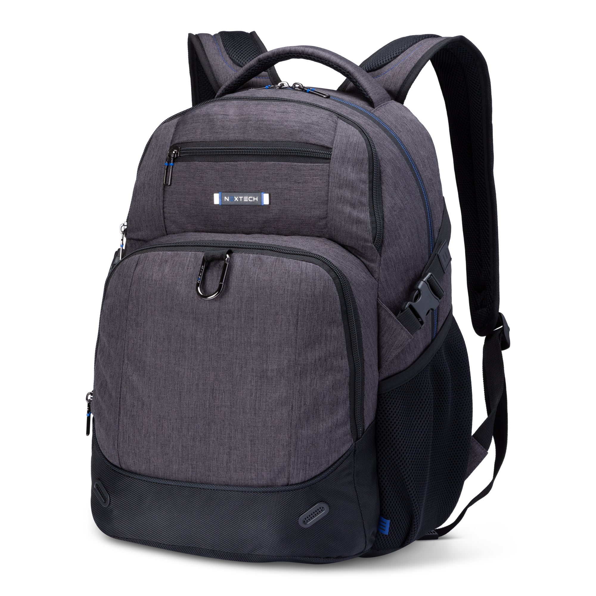 Nextech Professional Business Backpack for Men & Women - Waterproof Laptop Backpack with USB Charging Port - Perfect for Office, Travel, and Commuting