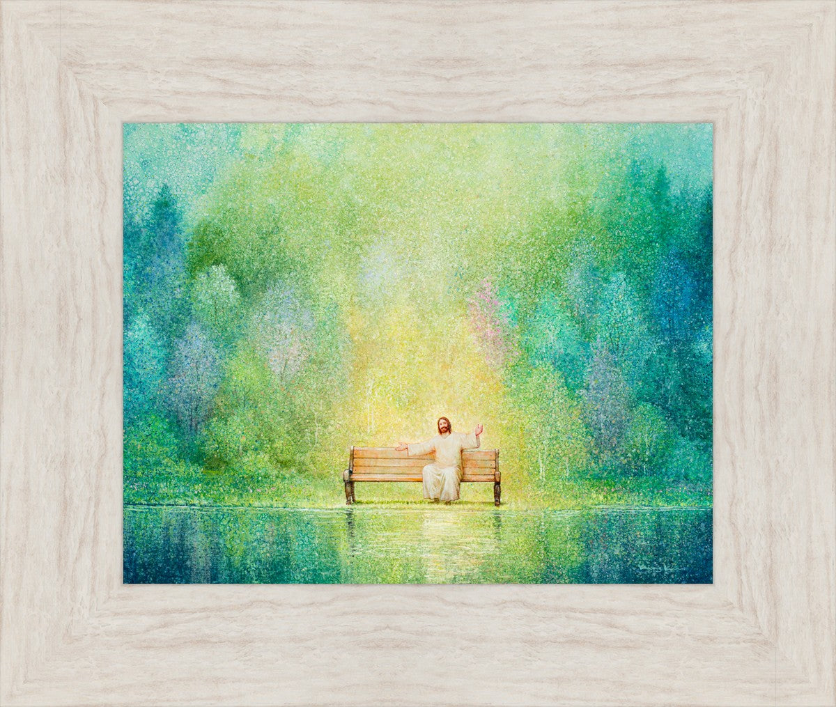 Come Unto Me and I Will Give You Rest - Inspirational Christian Wall Art for Home Decor & Church - Perfect for Bedroom, Living Room & Office