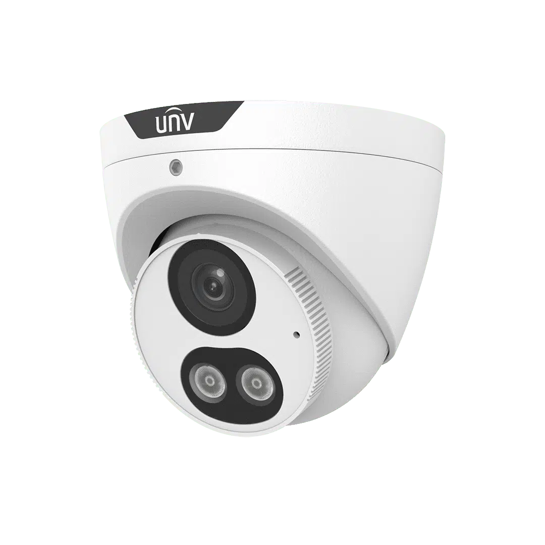 Uniview IPC3615SE ADF28KM 5MP HD ColorHunter Fixed Turret Security Camera with 2.8mm Lens - Ideal for Home Surveillance, Business Monitoring & Outdoor Security