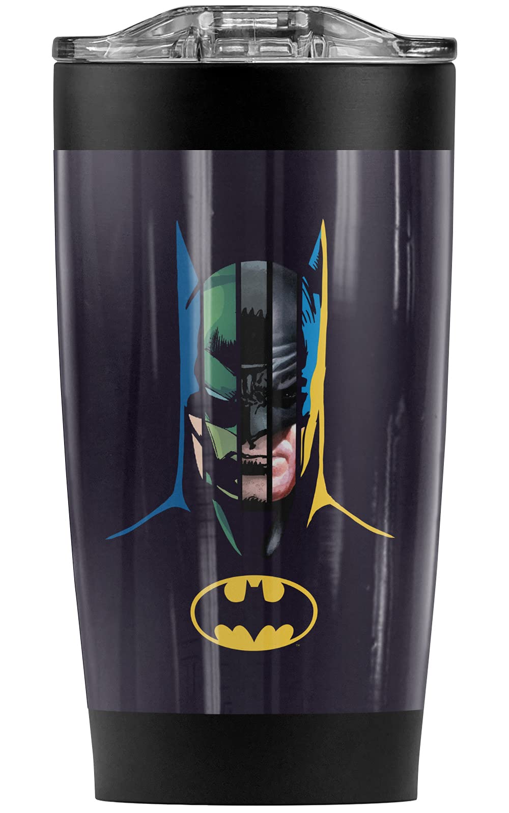 Batman 80th Anniversary Stainless Steel Tumbler 20oz - Vacuum Insulated Travel Mug with Leakproof Lid for Coffee & Cold Drinks | Perfect for Office, Gym & Outdoor Adventures