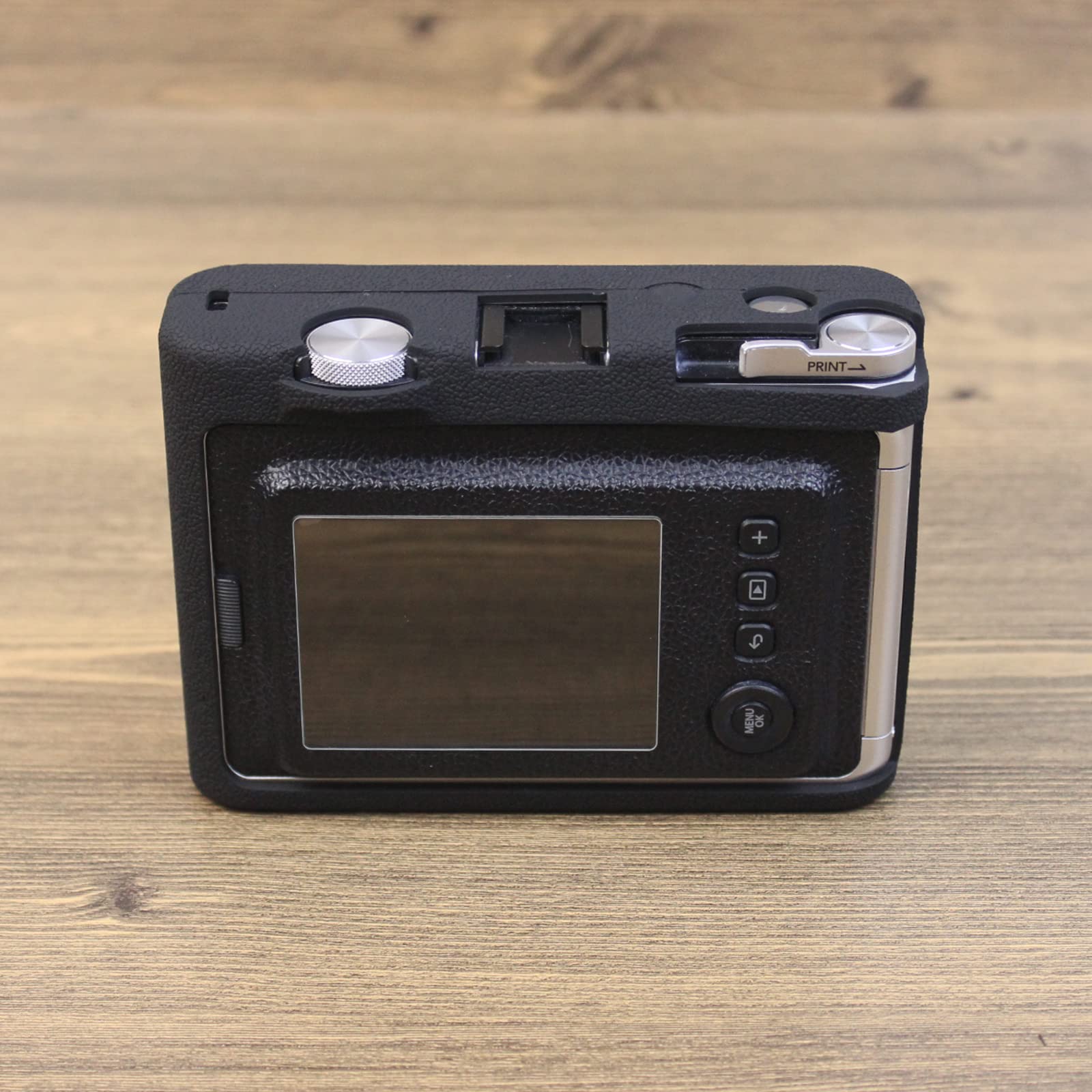 Rieibi Mini EVO Silicone Protective Case for Fujifilm Instax Mini EVO Instant Camera - Soft Rubber Lightweight Cover - Black - Perfect for Travel, Parties & Everyday Protection