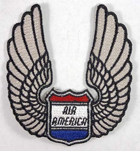 Air America Embroidered Patch - Military Style Iron-On/Sew-On Badge for Jackets, Hats & Backpacks - Perfect for Veterans, Collectors & DIY Craft Projects