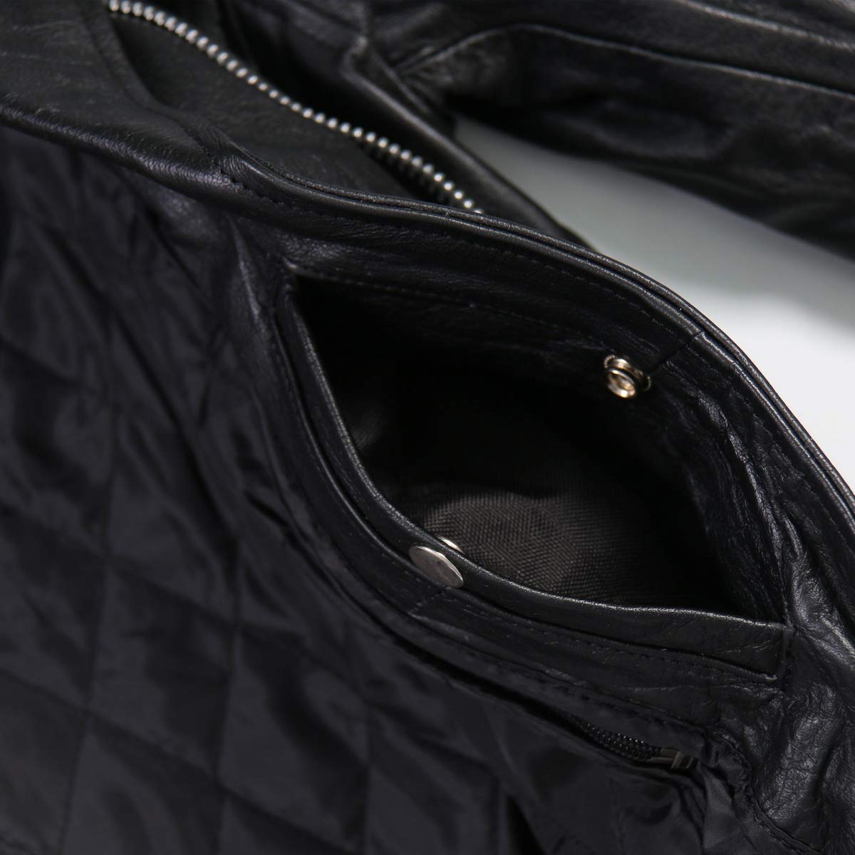 Black Leather Braided Motorcycle Jacket for Women - Stylish & Durable Riding Gear for Bikers & Outdoor Adventures
