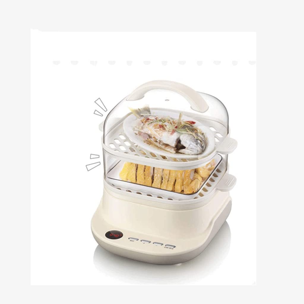 **Electric Food Steamer with Stackable Baskets – Fast Heating, Auto Shutoff & Stainless Steel Base – Perfect for Vegetables, Dumplings & Healthy Meals – Ideal for Home & Kitchen Use**
