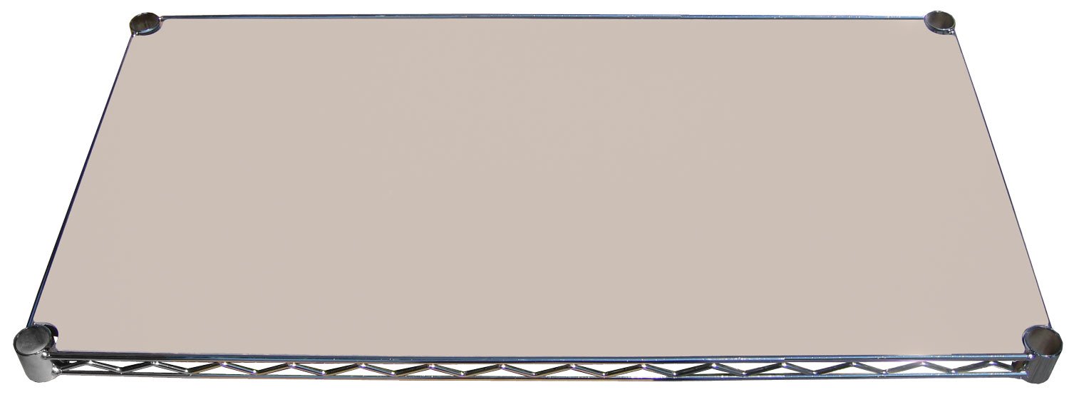 4 Pack Non-Slip Beige Shelf Liner - 18
