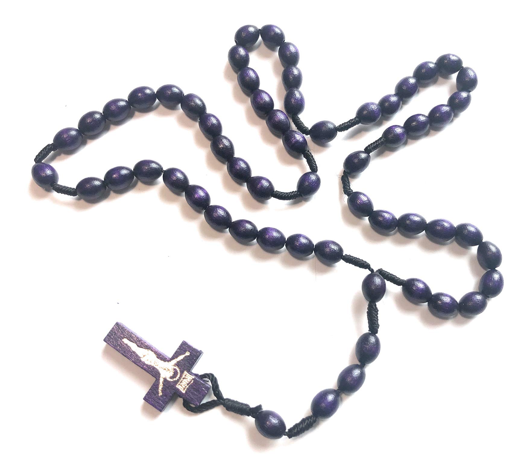 Authentic Holy Relic Rosary Touched to Relics of St. Dymphna, St. Maximilian Kolbe & St. Rita - Patron Saints for Mental Health, Depression, Anxiety, Addiction Recovery (AA/NA), Sobriety - Purple Prayer Beads for Spiritual Healing & Comfort - Perfect for Daily Devotion, Gifts & Christmas