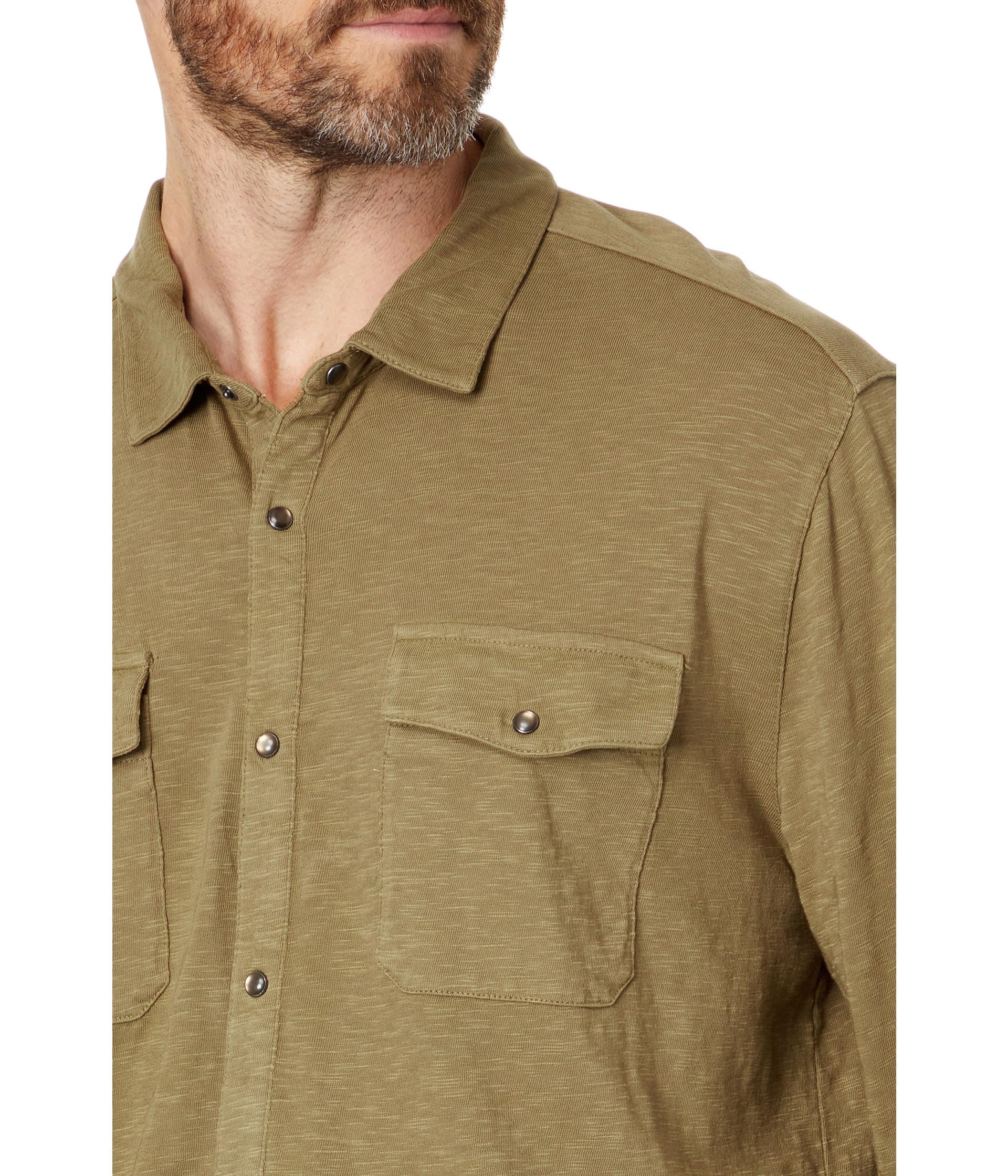 John Varvatos Men's Arvon Western Shirt - Stylish Casual Button-Up for Men | Perfect for Country Outings, Date Nights & Everyday Wear