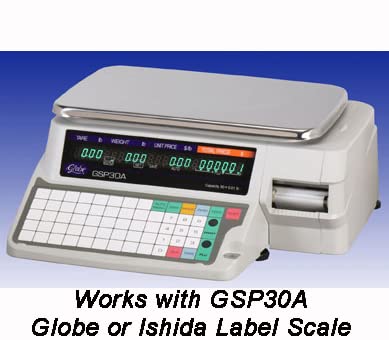 Globe Ishida Scale Label GL-4164 - 24 Rolls of High-Quality Thermal Labels for Retail & Grocery Scales - Perfect for Supermarkets, Delis & Butcher Shops
