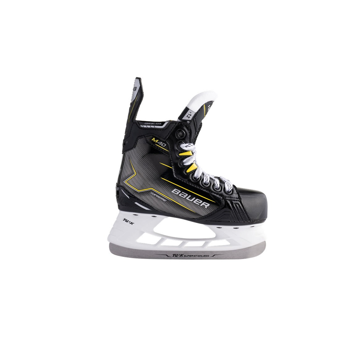 Bauer Supreme M40 Youth Hockey Skates - Lightweight Performance Ice Skates for Kids & Teens - Perfect for Ice Hockey Practice, Games & Recreational Skating