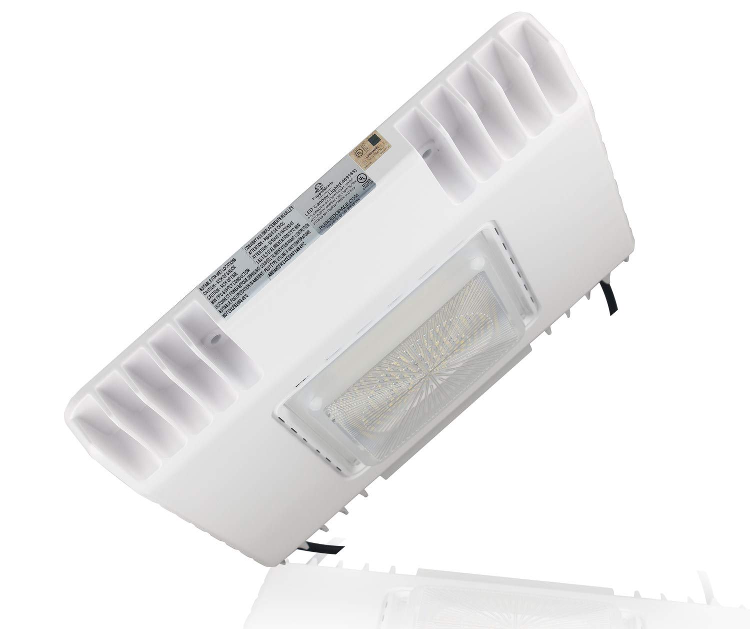 RuggedGrade 150W Polaris I Series LED Ceiling Light - 20,000 Lumens Ultra Efficient Canopy Light for Parking Garages, Warehouses & Industrial Spaces