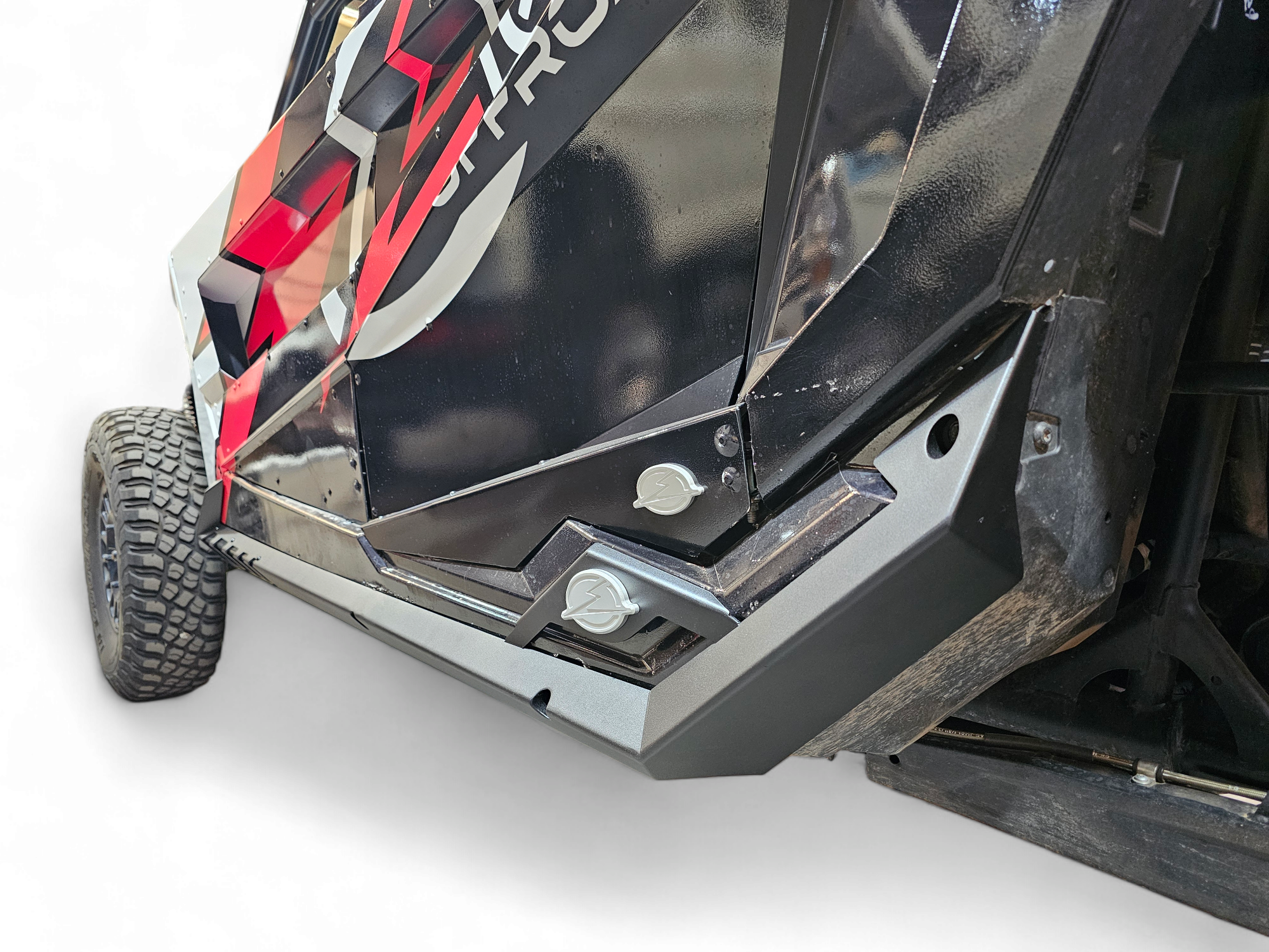 Polaris RZR Pro XP Pro R Turbo R 4-Seat Rock Guards - Heavy Duty Volt Series RKS610010 for Off-Road Protection (2020-2025 Models) | Perfect for Trail Riding & Rocky Terrain Adventures
