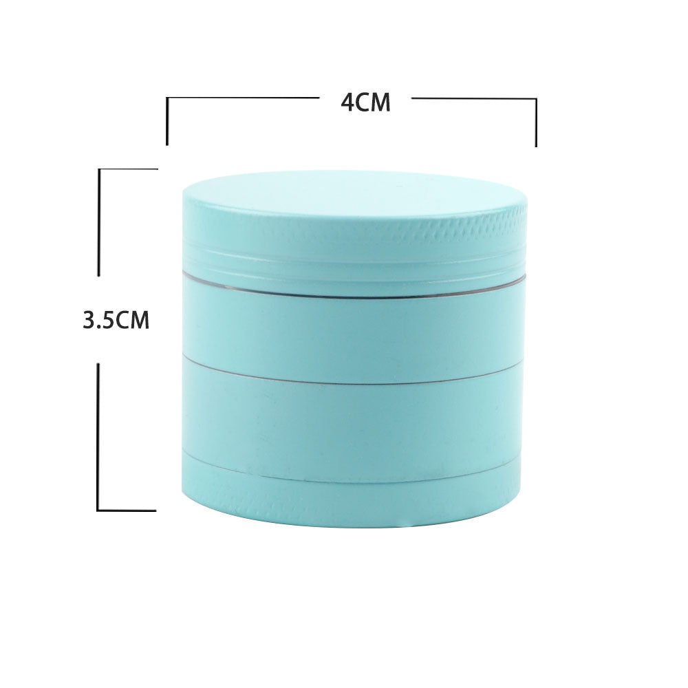 40mm 4-Layer Zinc Alloy Herb Grinder with Luminous Design - Perfect for Grinding Tobacco, Herbs & Spices - Ideal for Smoking Enthusiasts & Home Use