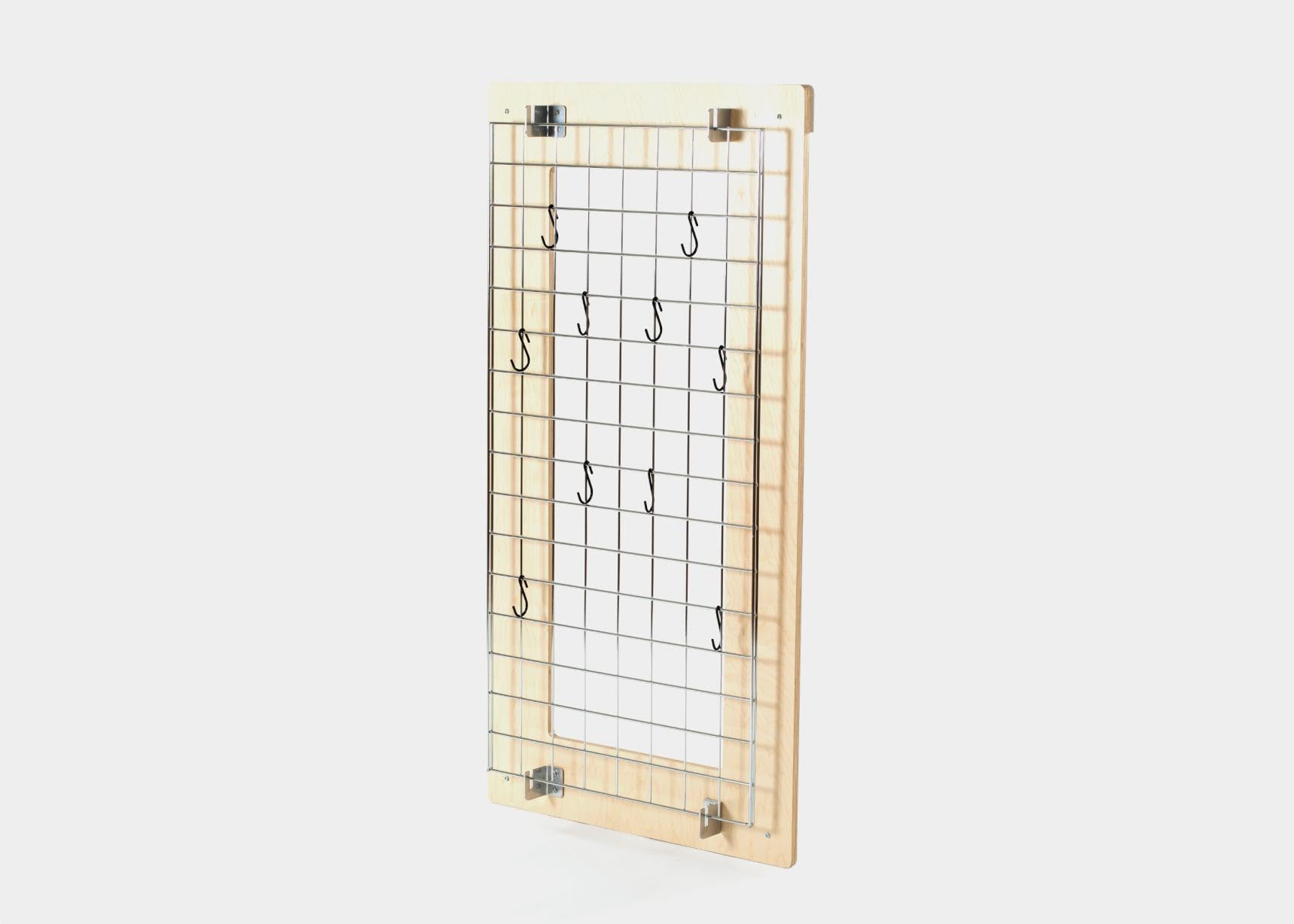 Balanced Body Space-Saving Studio Furniture - Wall-Mounted Hanging Grid System for Yoga, Pilates & Home Gym Organization | Perfect for Small Spaces & Apartment Workouts