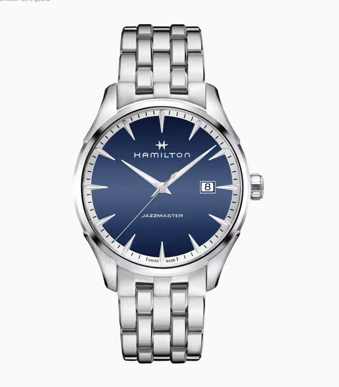 Hamilton Jazzmaster Gent Quartz Watch - Classic Men's Quartz Dress Watch for Business & Formal Occasions