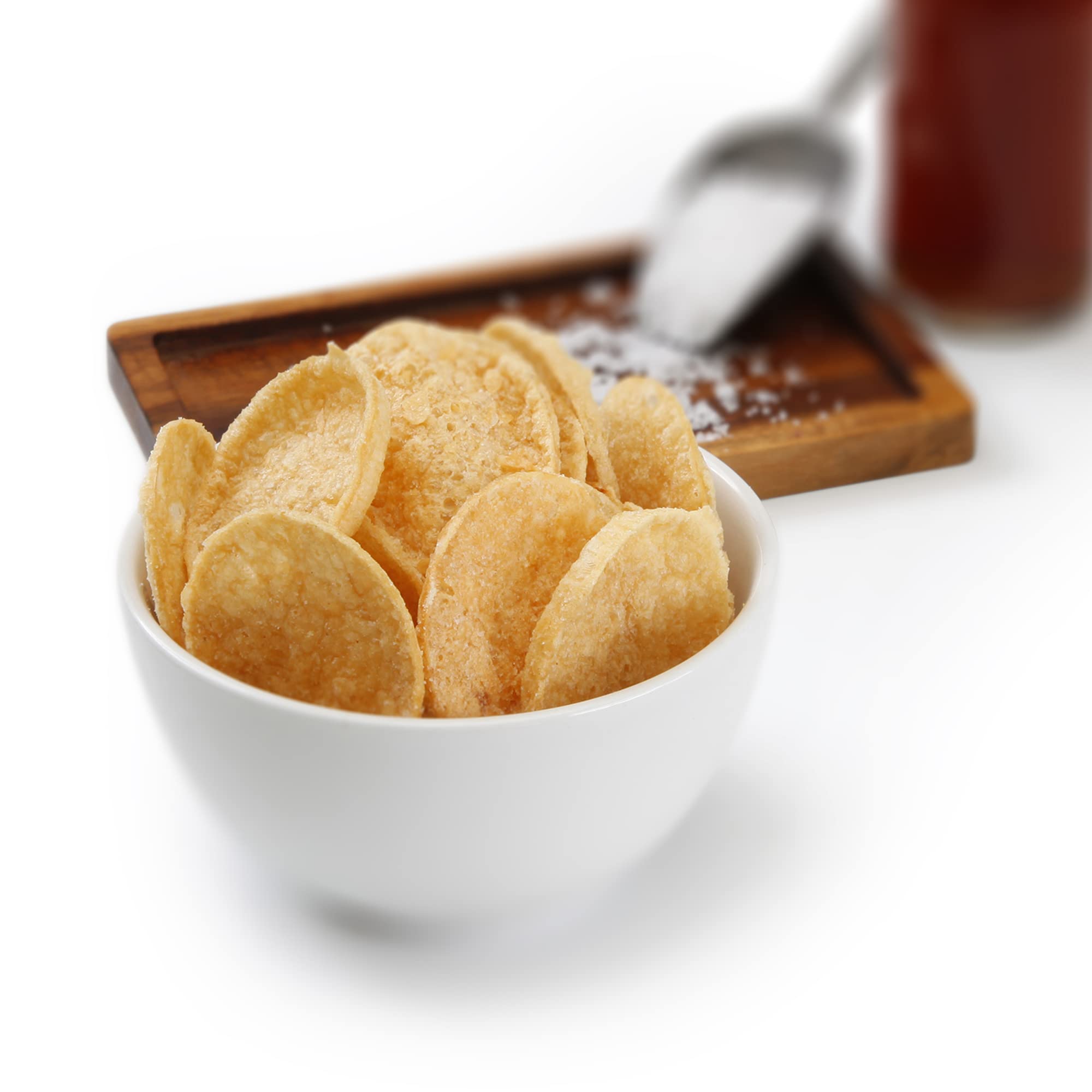 Salt and Vinegar Protein Crisps - High Protein Snack (11.2g per Serving) | Keto Friendly, Low Carb, Gluten Free | Perfect for Workouts, Hiking & Healthy On-the-Go Snacking