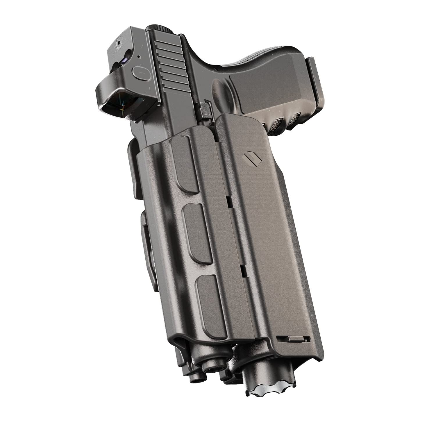Orpaz T40 Adjustable Modular SD9VE Holster - OWB Compatible with S&W SD9VE Pistol, Fits Light/Laser/Sight/Optics - Tactical Gun Holder for Secure Carry | Perfect for Range Training, Outdoor Activities & Concealed Carry
