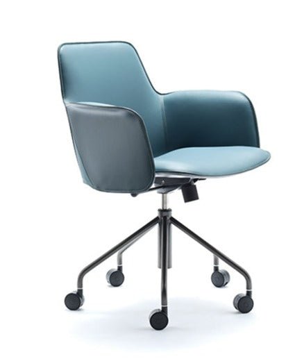 Fasem Electa BG Office Armchair - Ergonomic Executive Chair for Home & Business Workspaces - Perfect for Office, Study, and Conference Room Use
