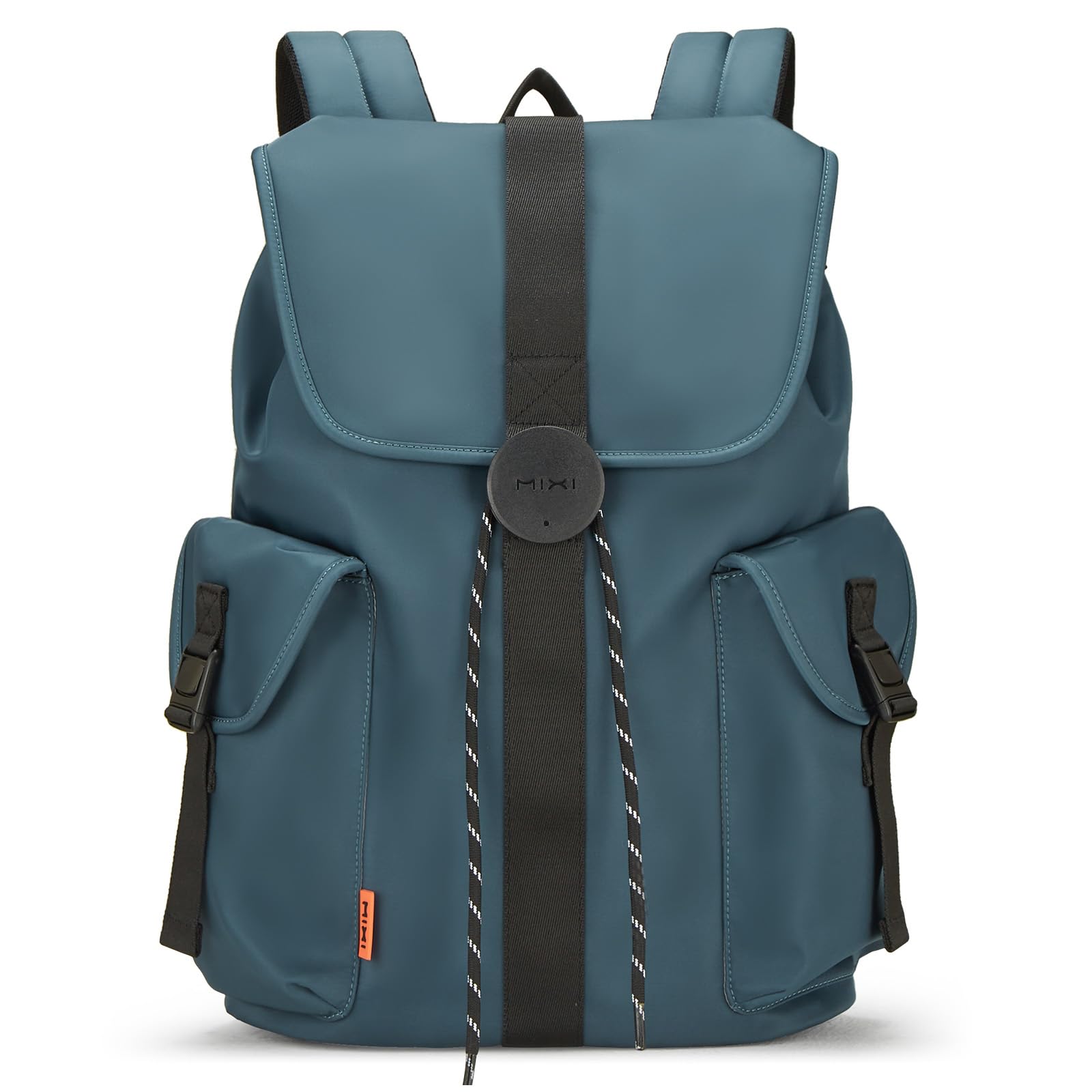 Mixi Travel Laptop Backpack for Women & Men - Waterproof Lightweight Carry On Backpack Fits 16-17 Inch Laptop, Casual Weekender Rucksack in Abyssal Green - Perfect for Business Travel, College, Commuting & Outdoor Adventures