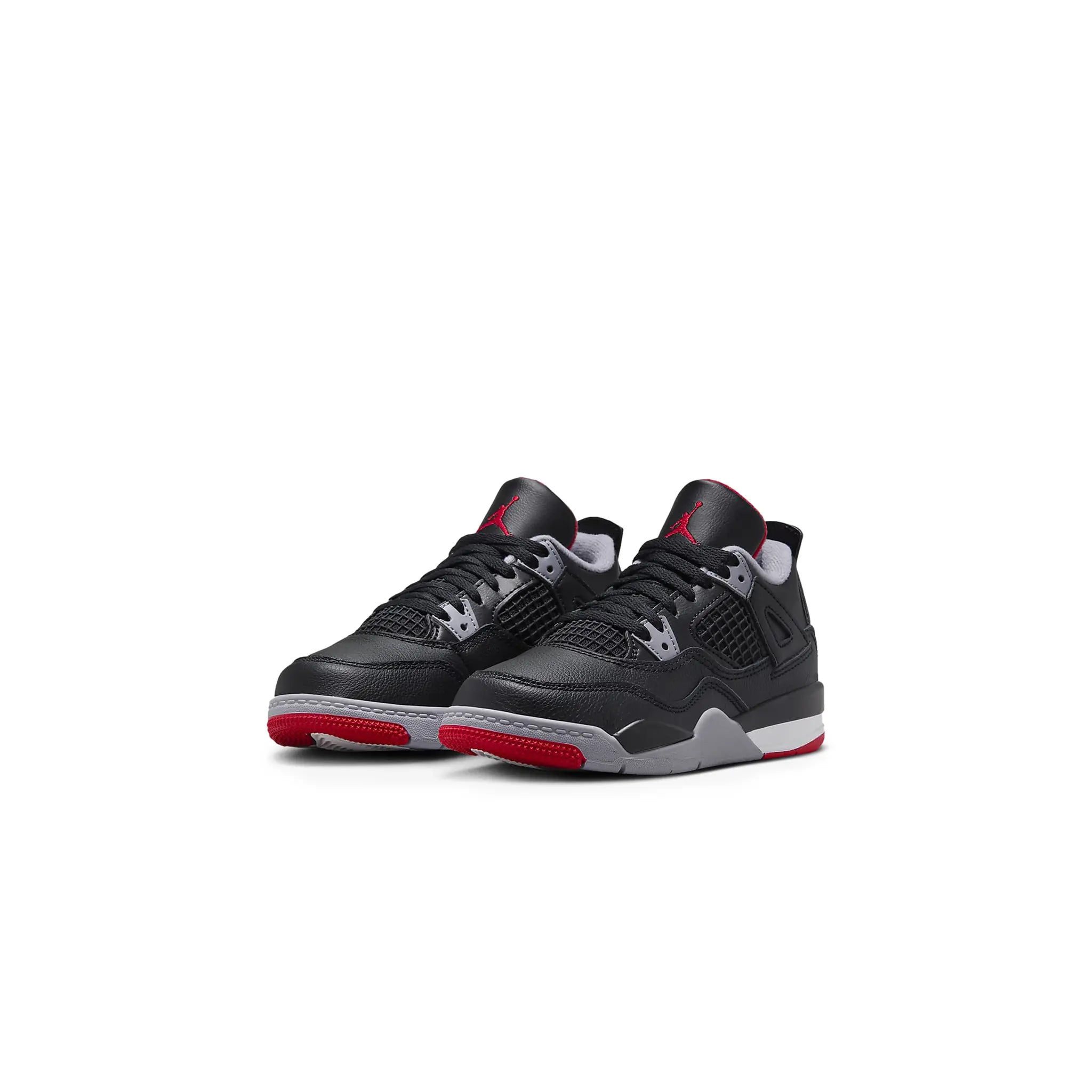 Air Jordan 4 OG Bred Reimagined Retro Basketball Shoes (PS) - Perfect for Streetwear Fashion & Court Performance