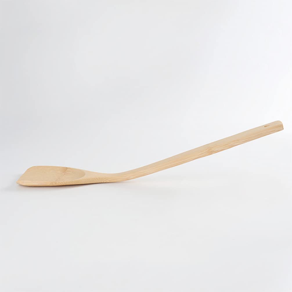 DOITOOL Wooden Nonstick Kitchen Spatula - 1pc Cooking Turner, Pot Scraper & Egg Flipper for Pans & Woks - Perfect for Flipping Eggs, Pancakes & Stir-Fry - Durable Wood Handle Cookware Utensil for Sauteing & Baking