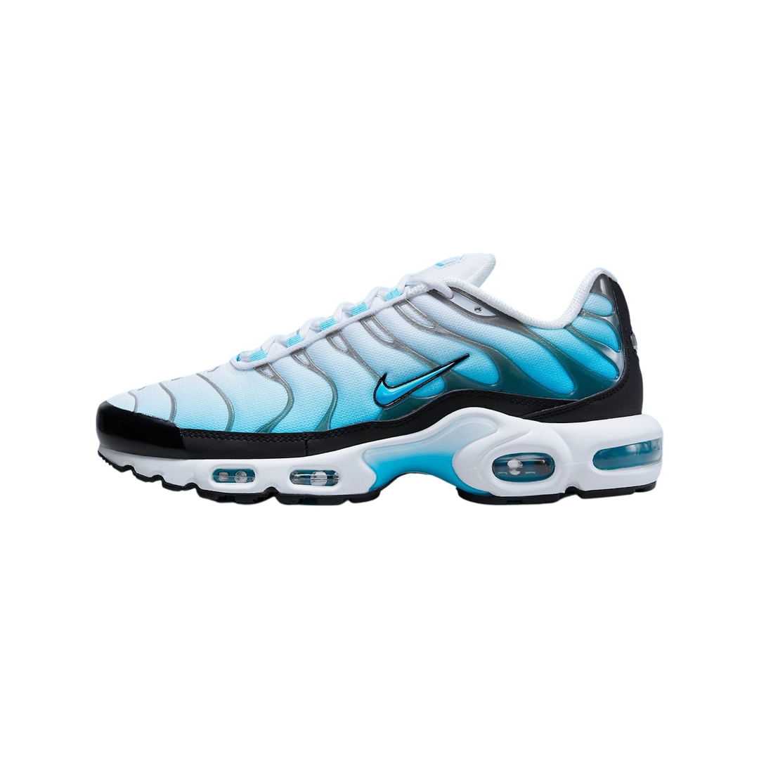 Nike Air Max Plus Men's Running Shoes - Baltic Blue, White & Black | Comfortable Cushioned Sneakers for Jogging, Gym & Casual Wear