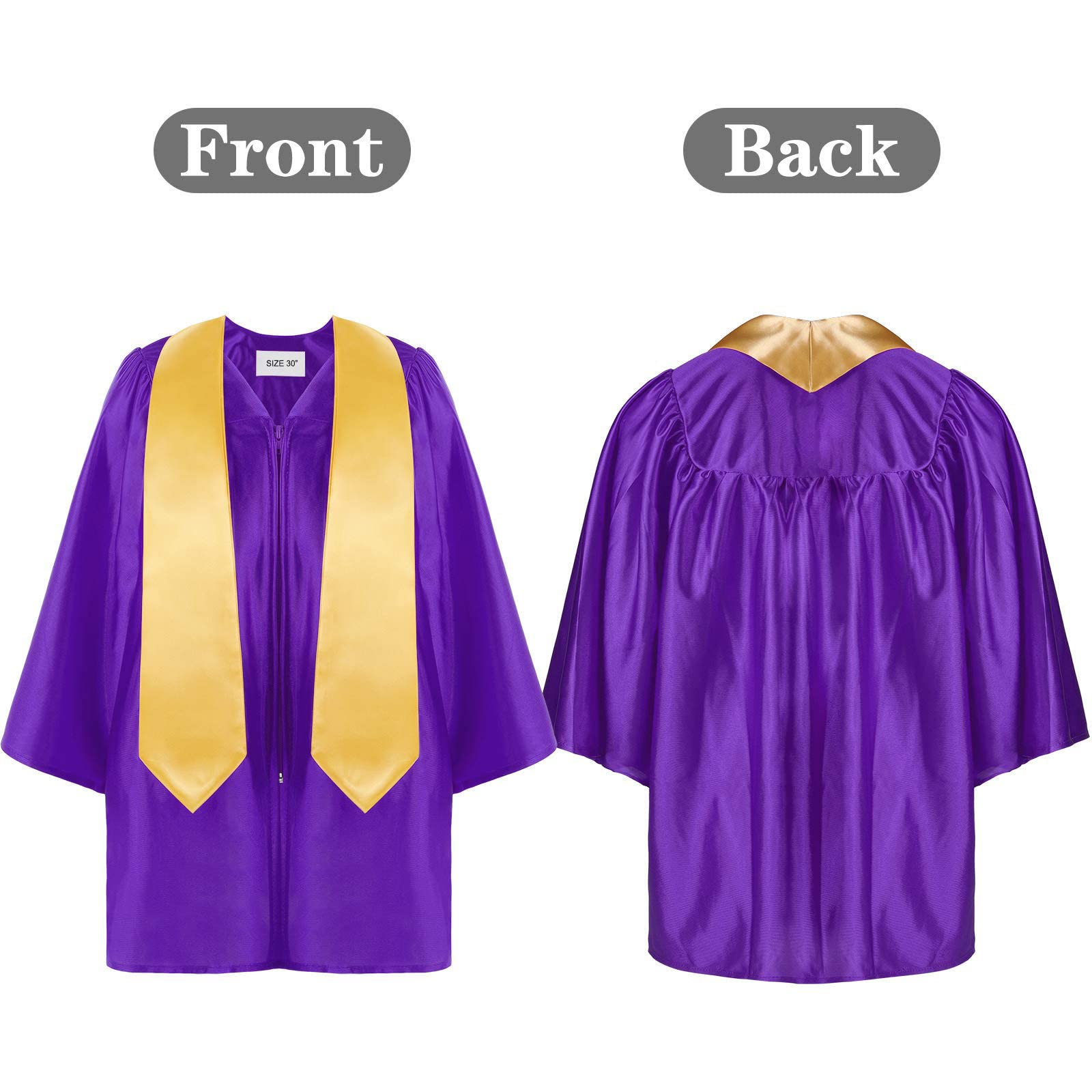 2024 Kids Graduation Gown & Cap Set with Tassel - Kindergarten & Preschool Graduation Dress Outfit for Boys & Girls - Perfect for Ceremonies, Photos & School Events