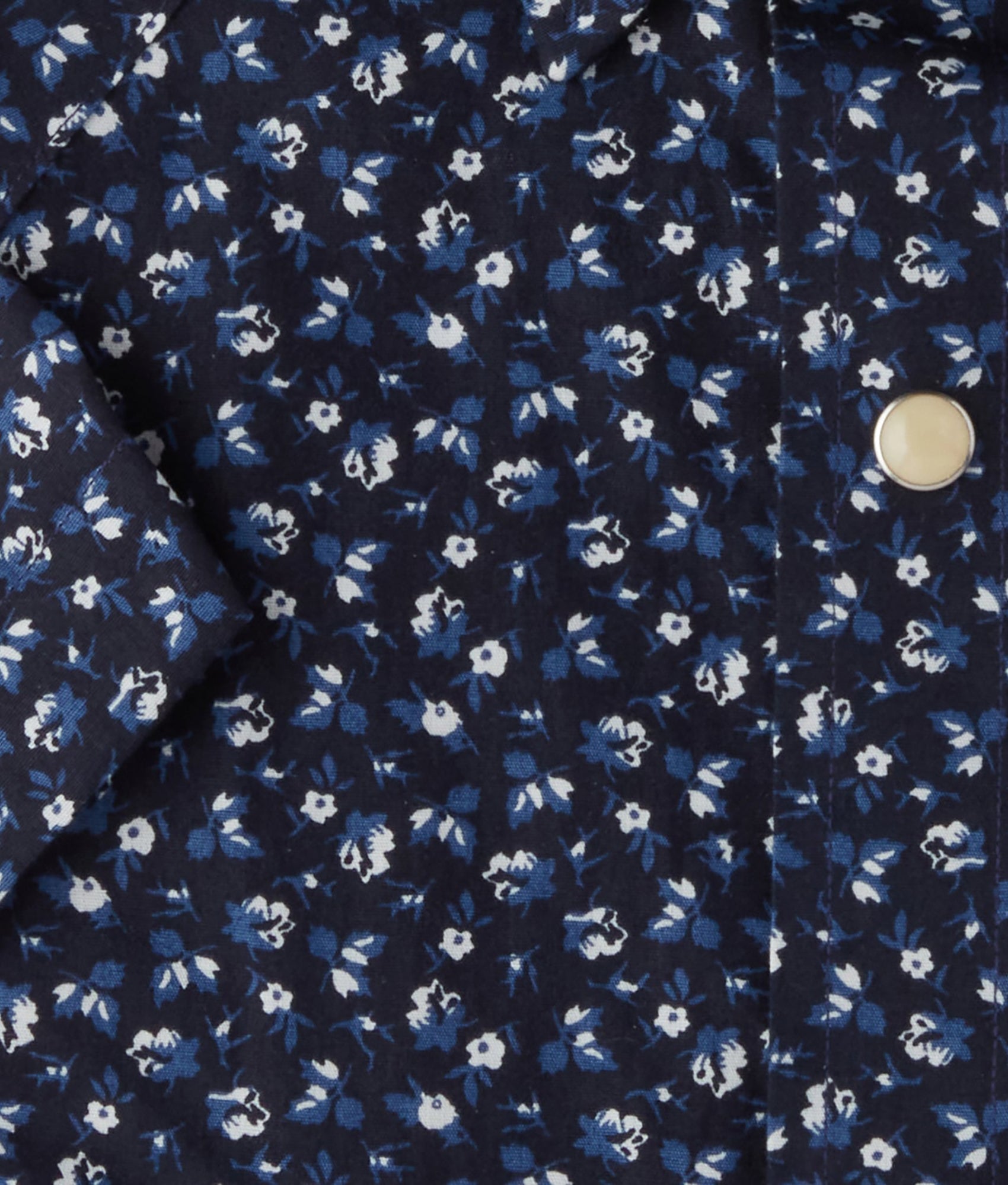 Austin Blue On Navy Floral Print Dress - Elegant Floral Summer Dress for Women, Perfect for Parties, Weddings & Date Nights