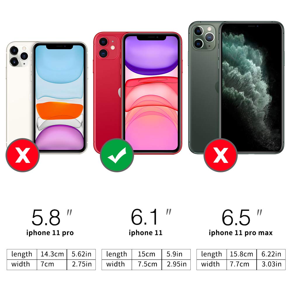 Premium FYY PU Leather Wallet Case for iPhone 11 (6.1