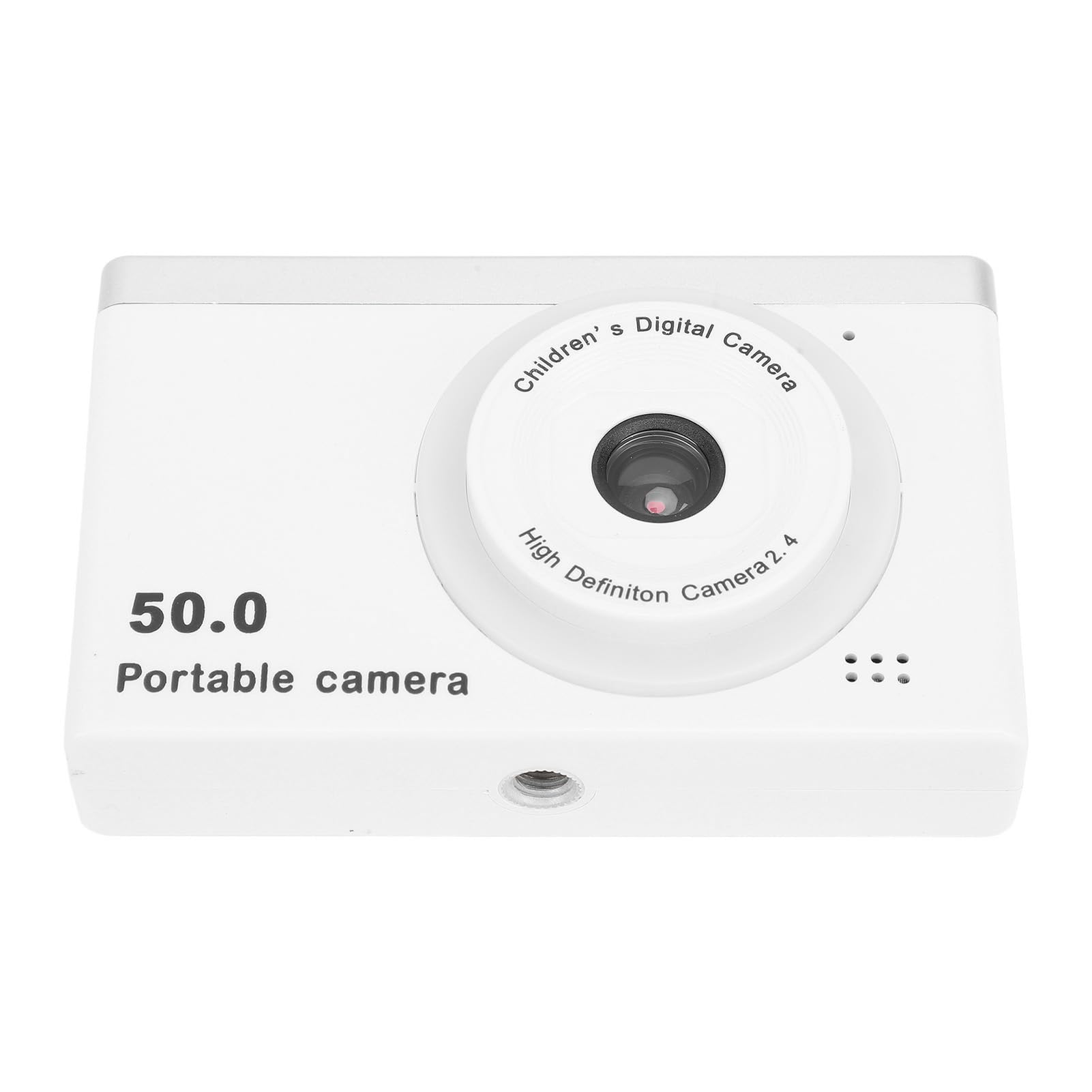 **16MP HD Digital Camera 1080P Video, 8X Zoom Portable Compact Camera with Rear Lens & Filters - Perfect for Travel, Vlogging & Photography (White)**