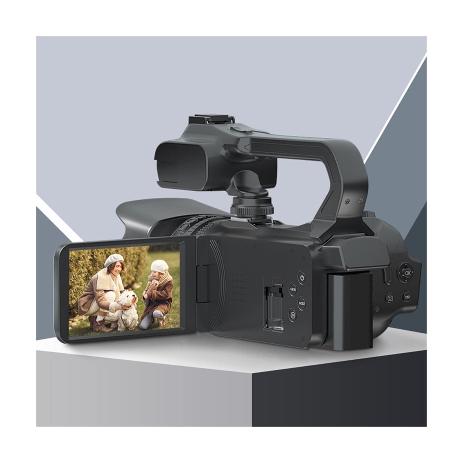 AUBEST 4K 64MP Digital Camcorder - Auto Focus Webcam for Vlogging & Streaming