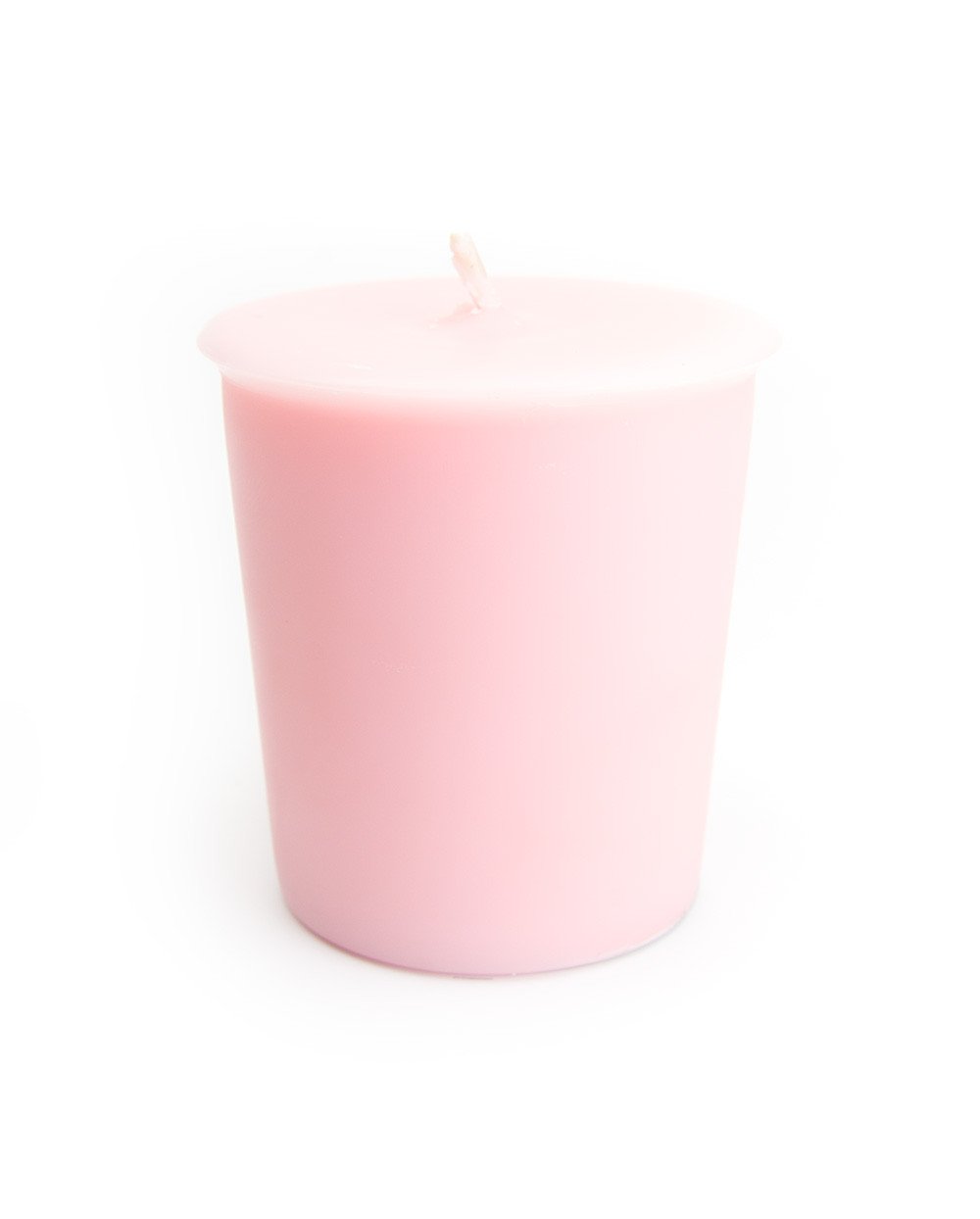 **Sandalwood Rose Scented Soy Wax Votive Candles - Natural Fragrance Oil, 6-Pack Pink Refill Candles - Incense & Earth Collection for Home, Spa & Meditation**