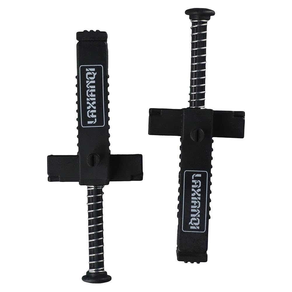 Durable Plastic Leveling Tool Kit for Masonry & Bricklaying - Black Spring-Loaded Clip Construction Accessories | Perfect for Plumbers, Builders & DIY Home Projects
