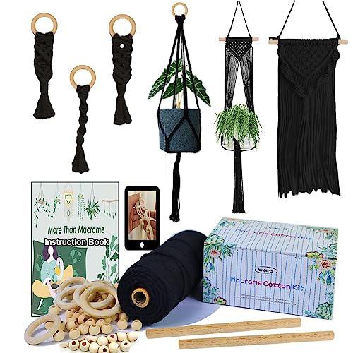 Macrame Kit, Black
