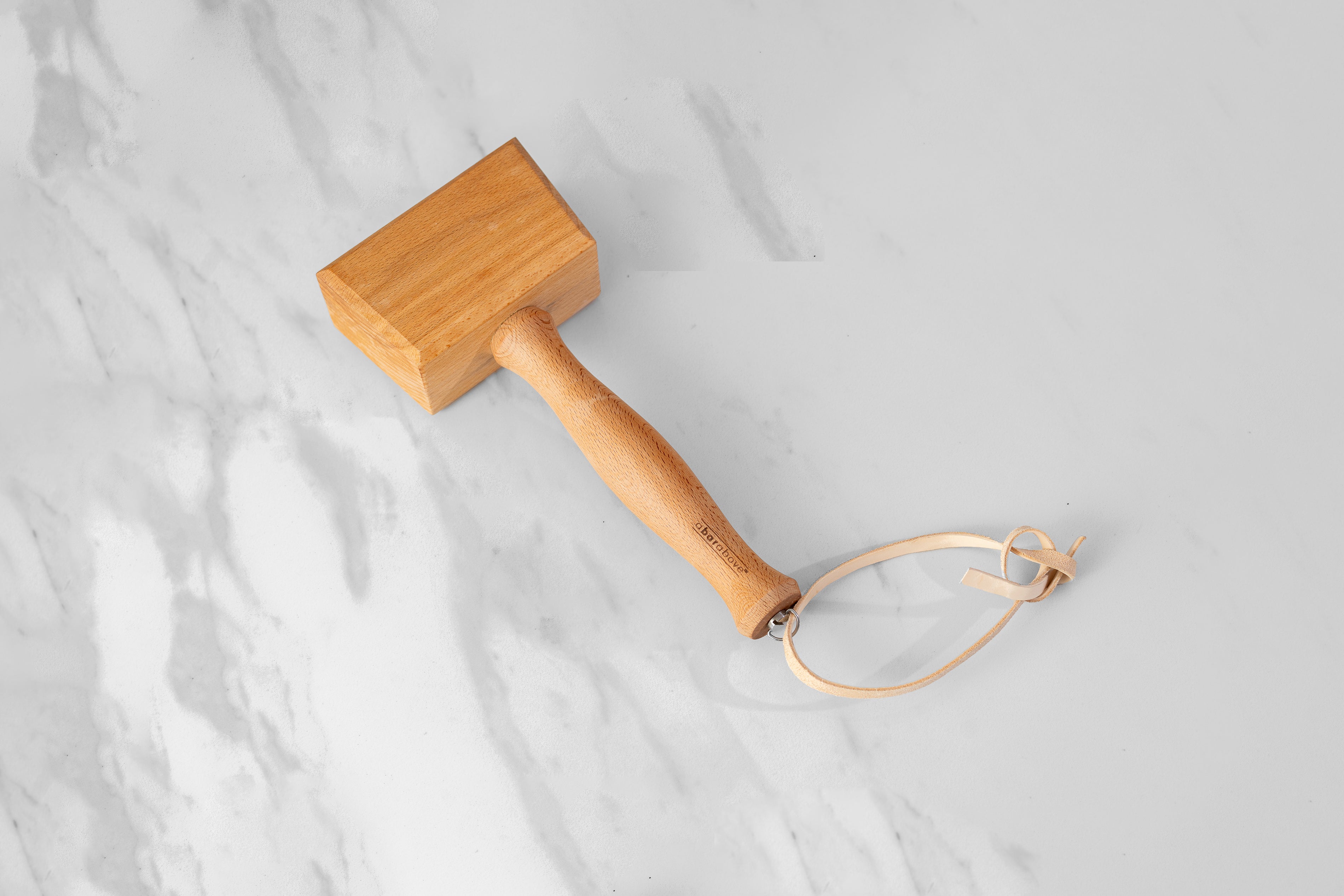 Premium Beechwood Hammer - Durable Wooden Mallet for Carpentry, Woodworking & DIY Projects - Perfect for Chiseling, Upholstery & Leather Crafting