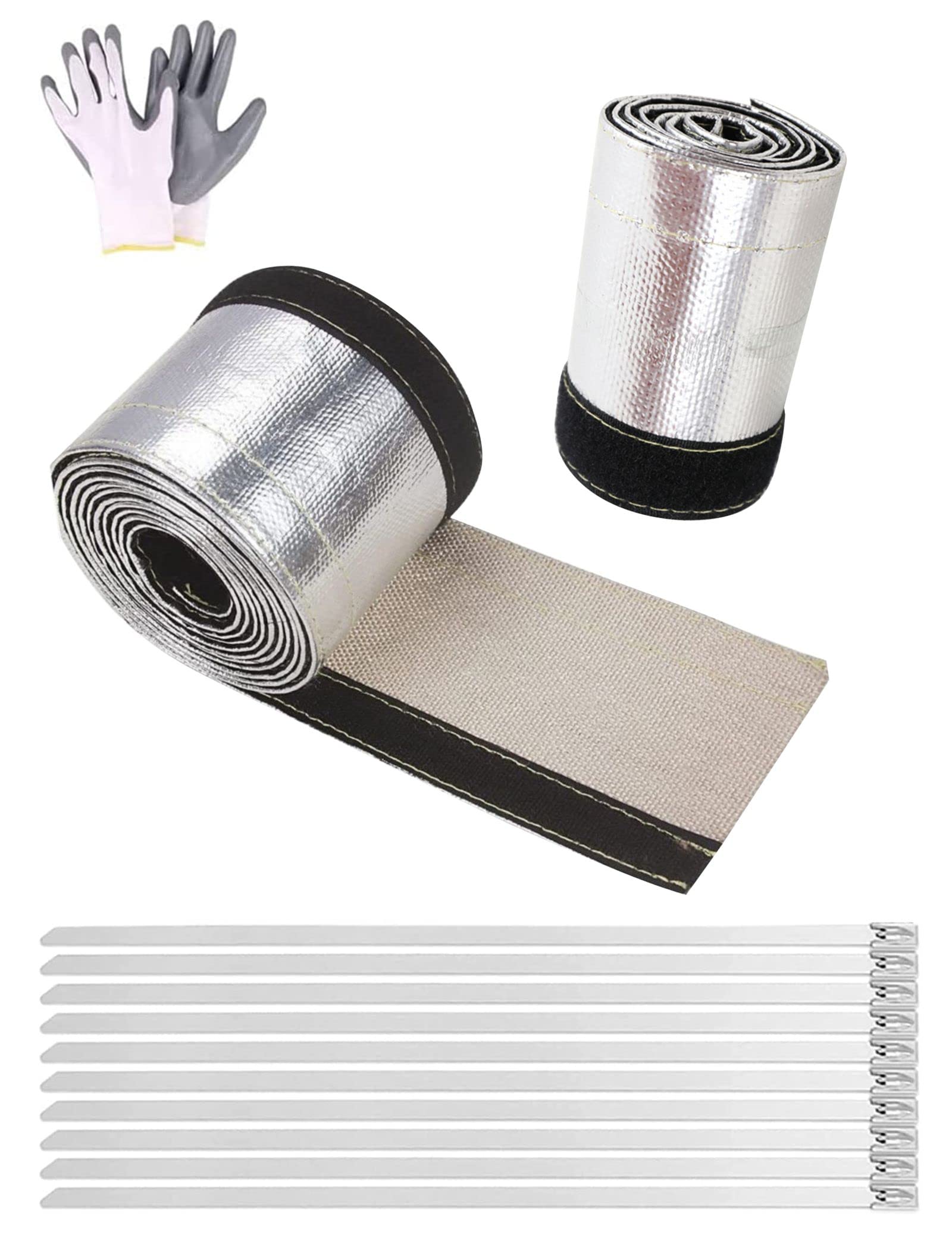 Aluminized Heat Shield Sleeving - 1-1/4