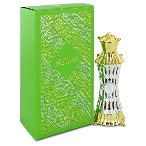 Ajmal Mizyaan 0.47 oz Concentrated Perfume Oil - Unisex Fragrance for Women & Men | Long-Lasting Scent | Perfect for Date Night, Office & Special Occasions