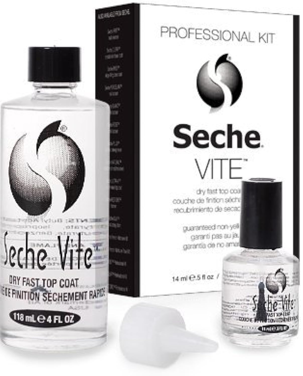 Professional Top Coat Nail Kit - Long-Lasting Shine & Protection for Manicures & Pedicures | Perfect for Salons, Home Use & Gifts