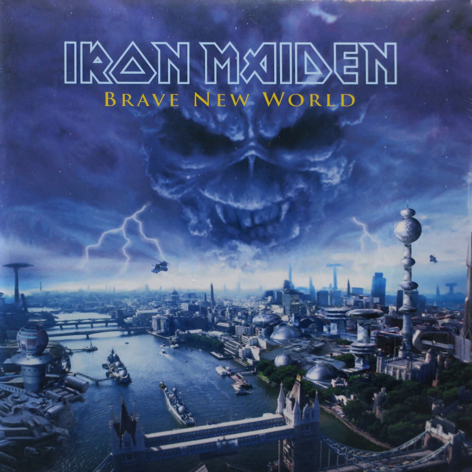 Iron Maiden 'Brave New World' 180g Vinyl 2LP Record - Heavy Metal Music Album for Collectors & Audiophiles - Perfect for Home Listening & Music Enthusiast Gifts
