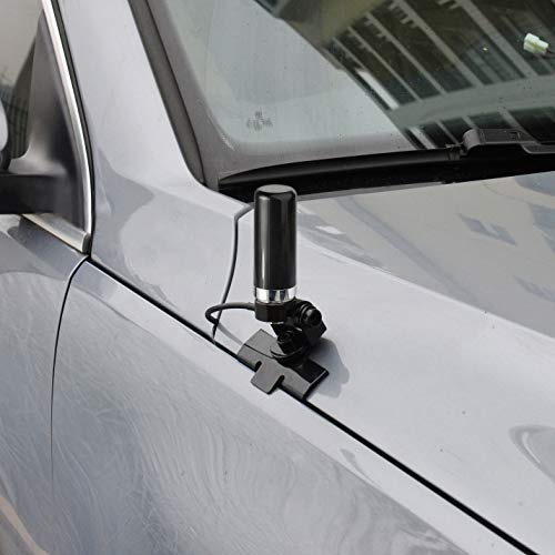 Bingfu VHF UHF Mobile Antenna 136-174MHz 400-470MHz for Car Truck - Low Profile Ham Radio Antenna with Lip Mount Bracket & 16.5ft RG58 Cable - Perfect for Off-Roading, Emergency Communication & Two-Way Radio Enthusiasts