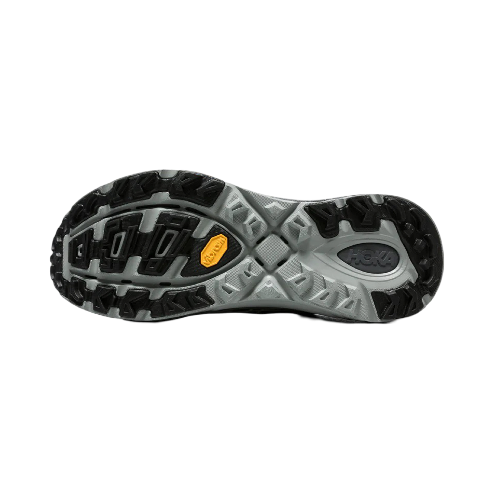 Hoka Mafate Speed 2 Trail Running Shoes for Men - Black & Castlerock Grey | Lightweight Cushioned Hiking & Outdoor Adventure Footwear