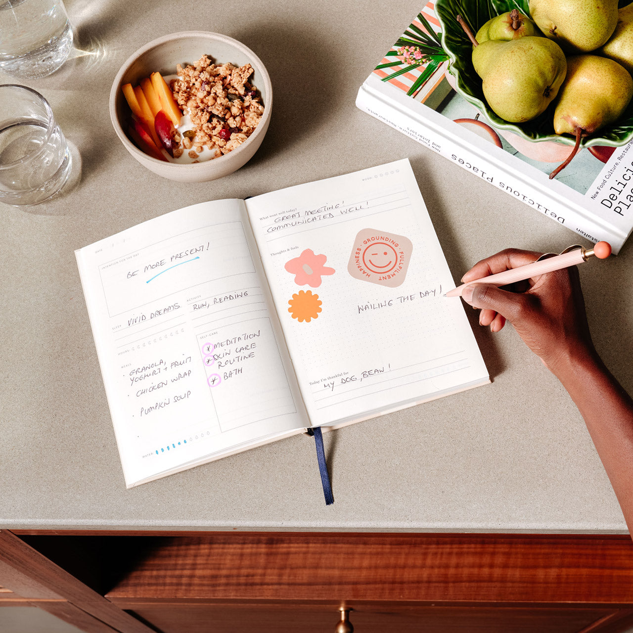 Slow Down Wellness Journal - Mindful Self-Care Planner for Stress Relief & Gratitude Practice | Perfect for Meditation, Daily Reflection & Personal Growth