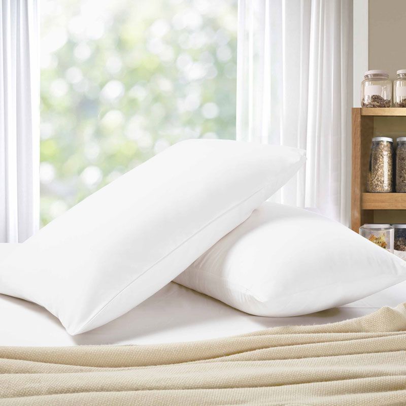1000TC Premium Ultra Soft Queen Size Pillowcases (2 Pack) - White | Luxury Bedding for Hotels, Home & Airbnb