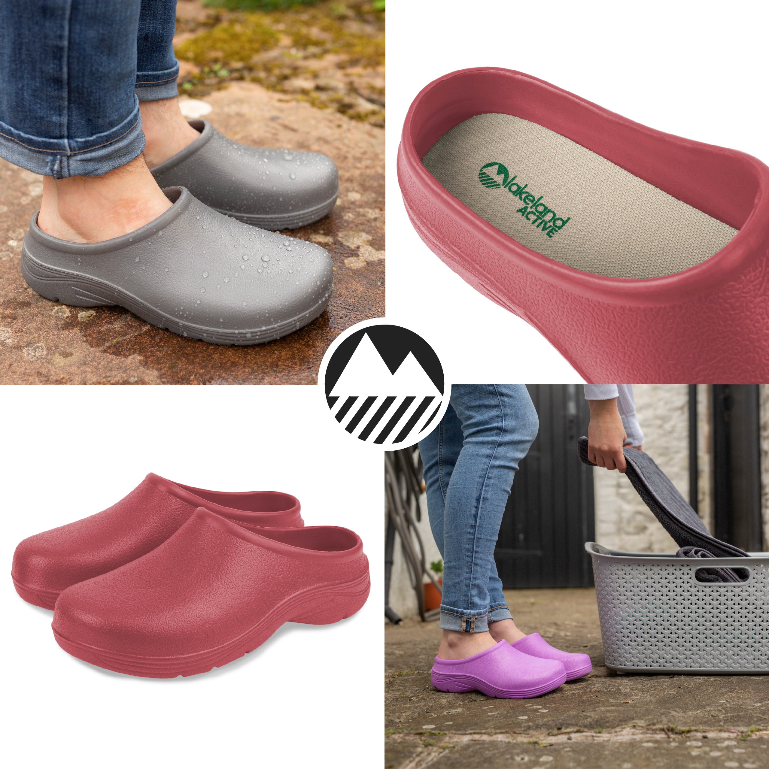 Women's Lorton Garden & Work Clogs - Comfortable Slip-Resistant Shoes for Gardening, Farming & Outdoor Work - Perfect for Yard Work, Landscaping & Wet Conditions