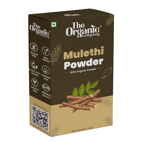 Yashtimadhu Powder (Licorice Root Powder) - 100g for Skin Whitening, Hair Care & Health Benefits | Natural Mulethi Powder for Face, Body & Drinking | Best for Glowing Skin, Hair Growth & Digestive Health | Perfect for DIY Beauty Masks, Herbal Tea & Ayurvedic Remedies